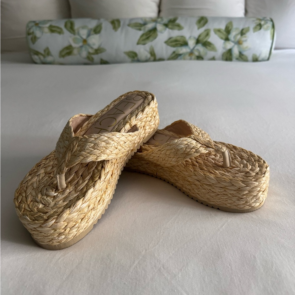 WOMEN'S BEACH BY MATISSE SAILOR ESPADRILLE PLATFORM FLIP-FLOPS